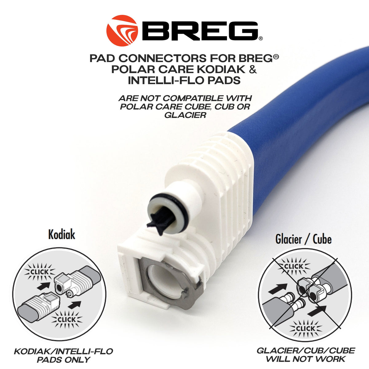 Breg® Polar Care Kodiak Intelli-Flo Pad Y Connector